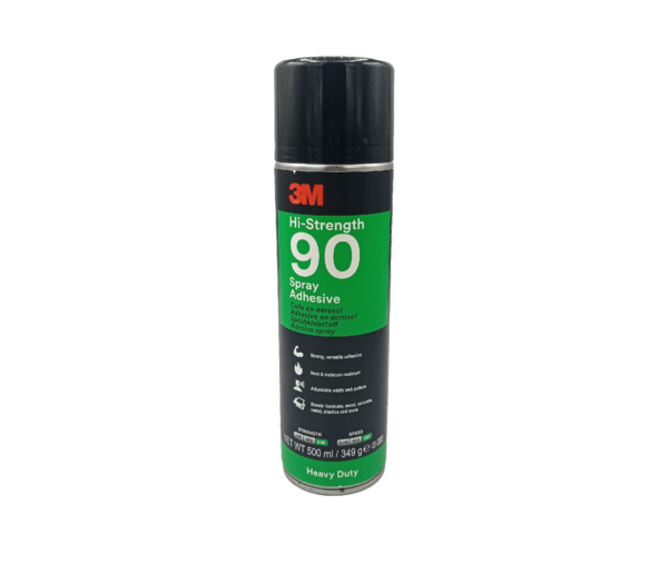 El 3M Spray Hi-Strength 90, de altas prestaciones, tiene una excelente resistencia y de efecto rápido, perfecto para aplicaciones industriales exigentes.