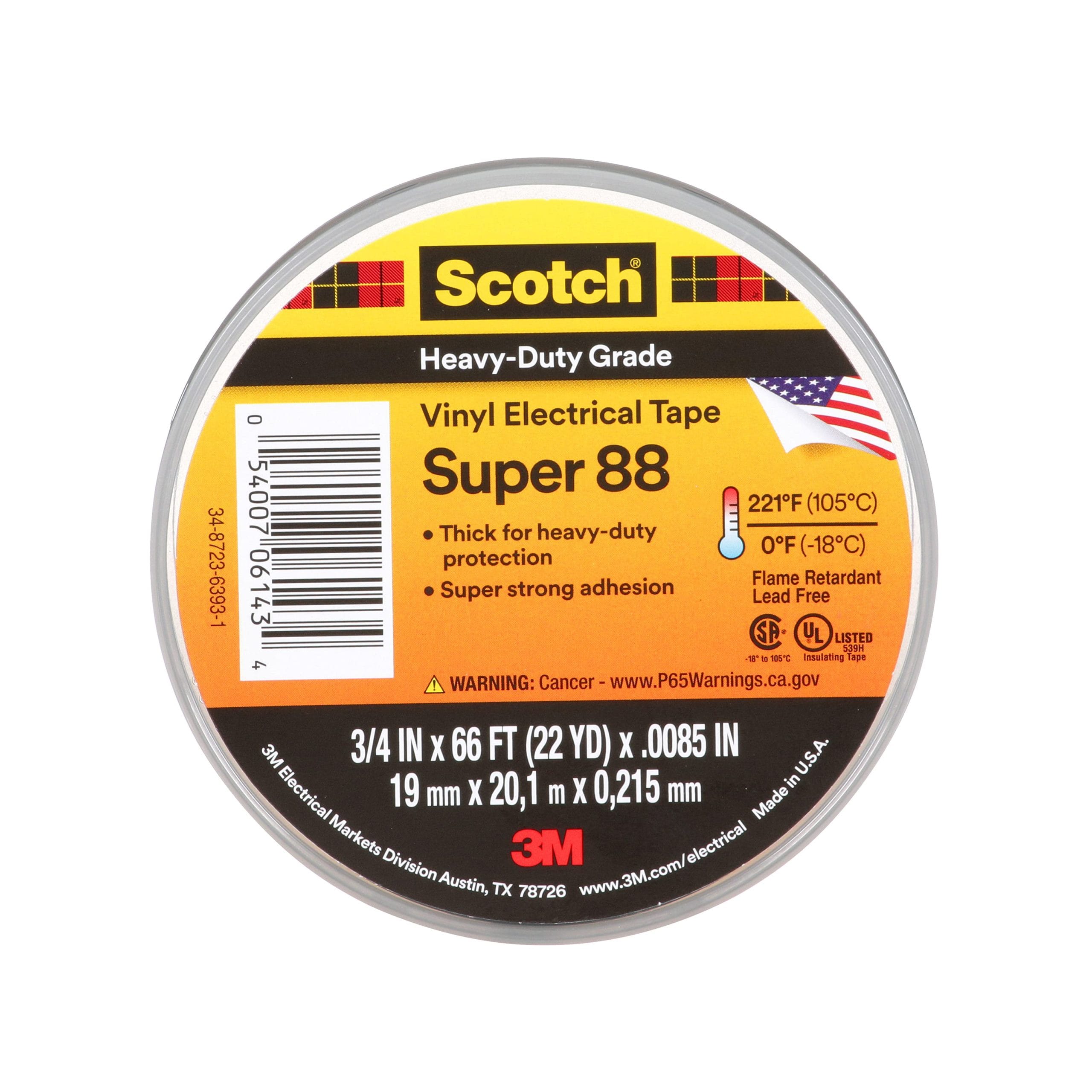 3M cinta vinilo Super 88
