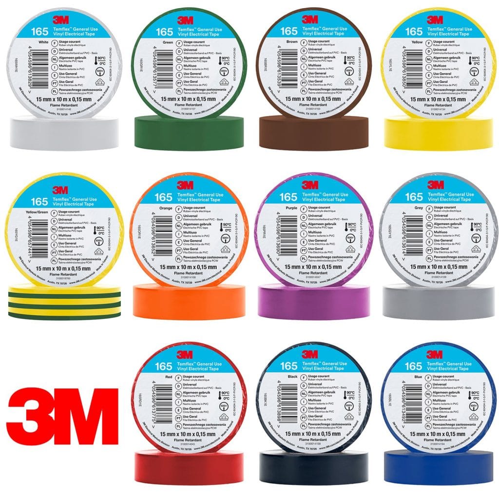 3M Cinta Eléctrica de Vinilo